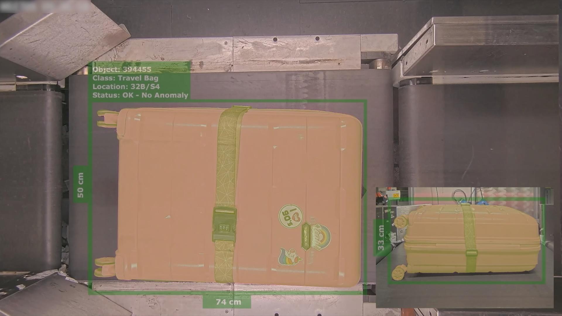 Koffer auf Gepäckband