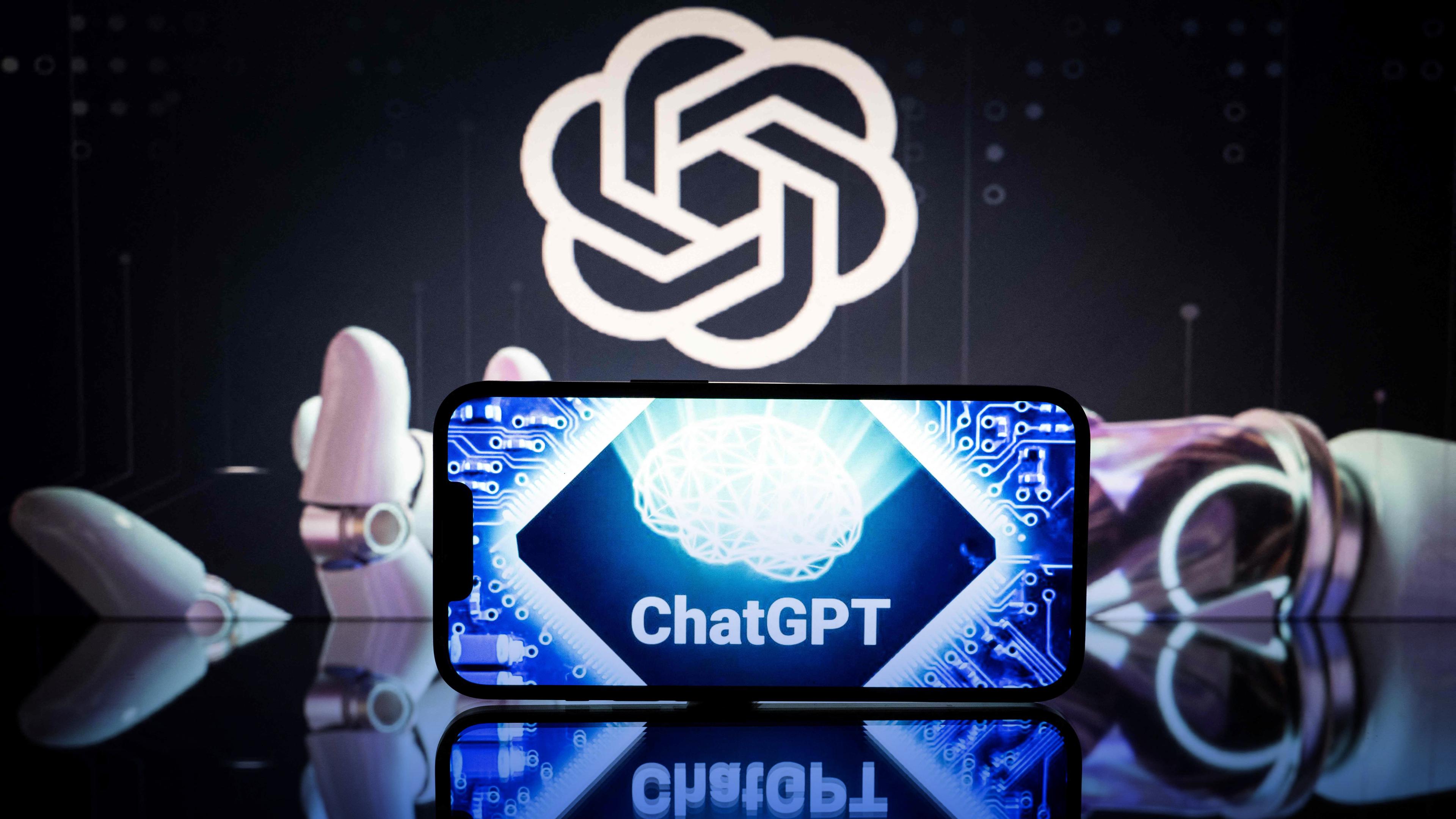 Das Bild zeigt eine Vorstellung des Textbots ChatGPT