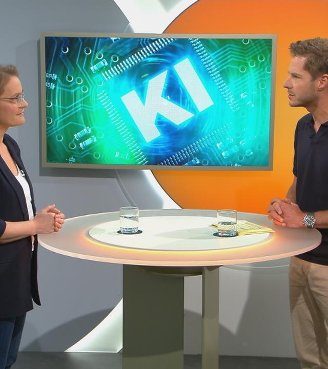 Florian Weiss im Gespräch mit Rechtsanwältin Christine Steffen im Gespräch über KI.