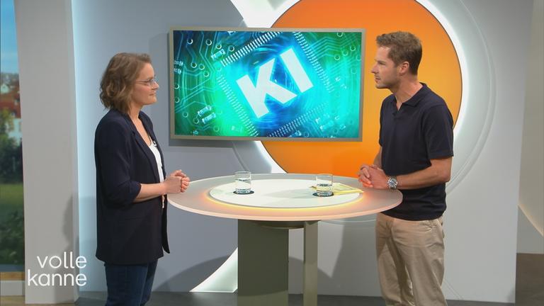 Florian Weiss im Gespräch mit Rechtsanwältin Christine Steffen im Gespräch über KI.
