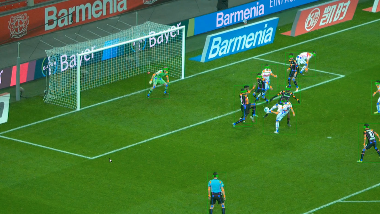 KI-basierte Analyse eines Fußballspiels