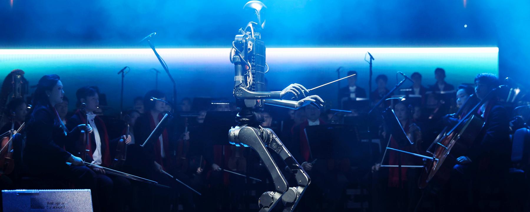 KI-Roboter arbeitet als Musikdirigent