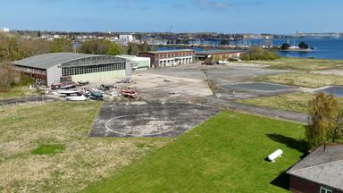 Gelände in Kiel Holtenau.