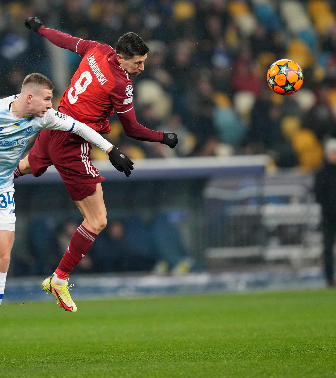 Fußball: Dynamo Kiew gegen Bayern München.