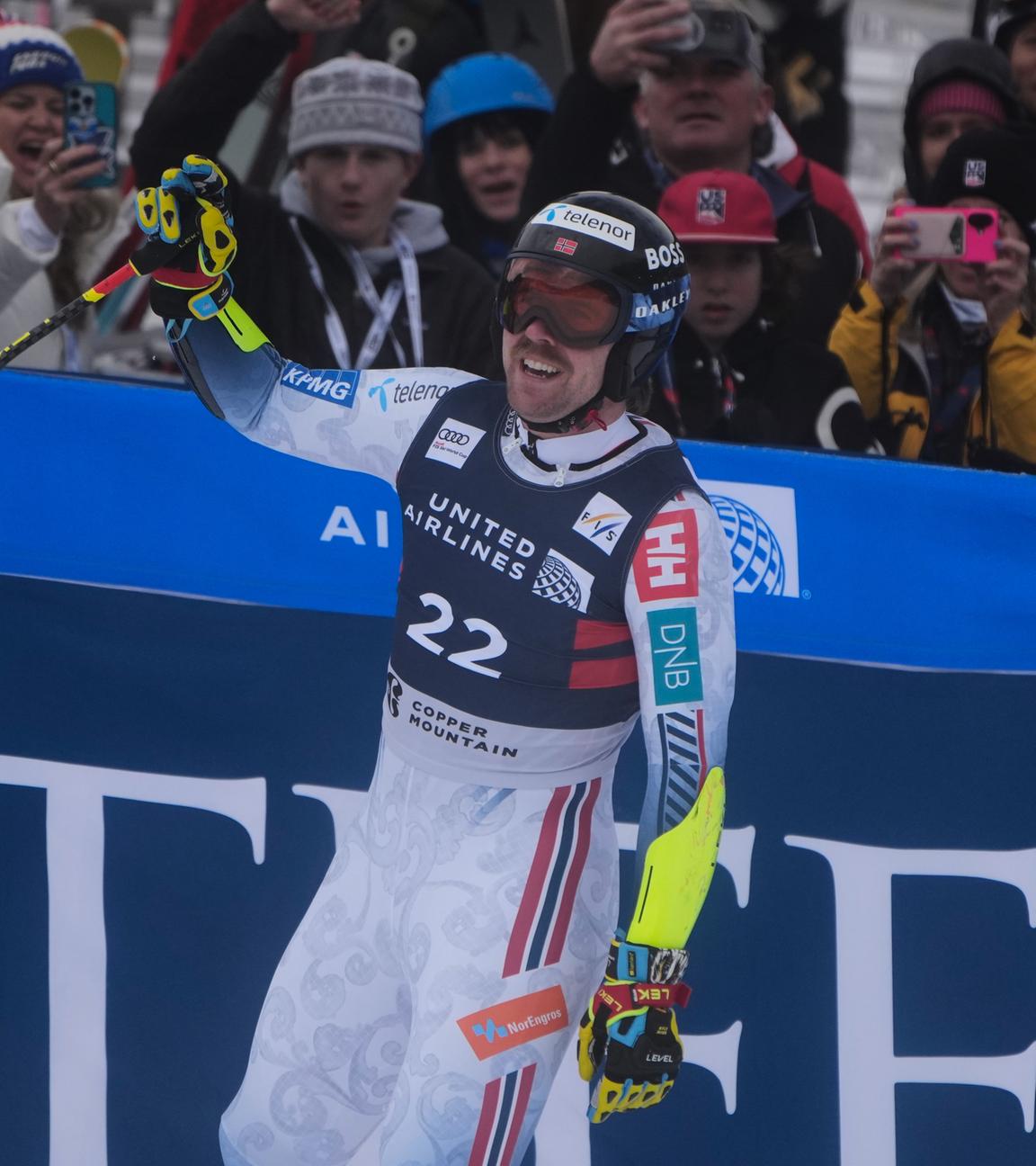 Skirennläufer Aleksander Aamodt Kilde freut sich über sein Comeback