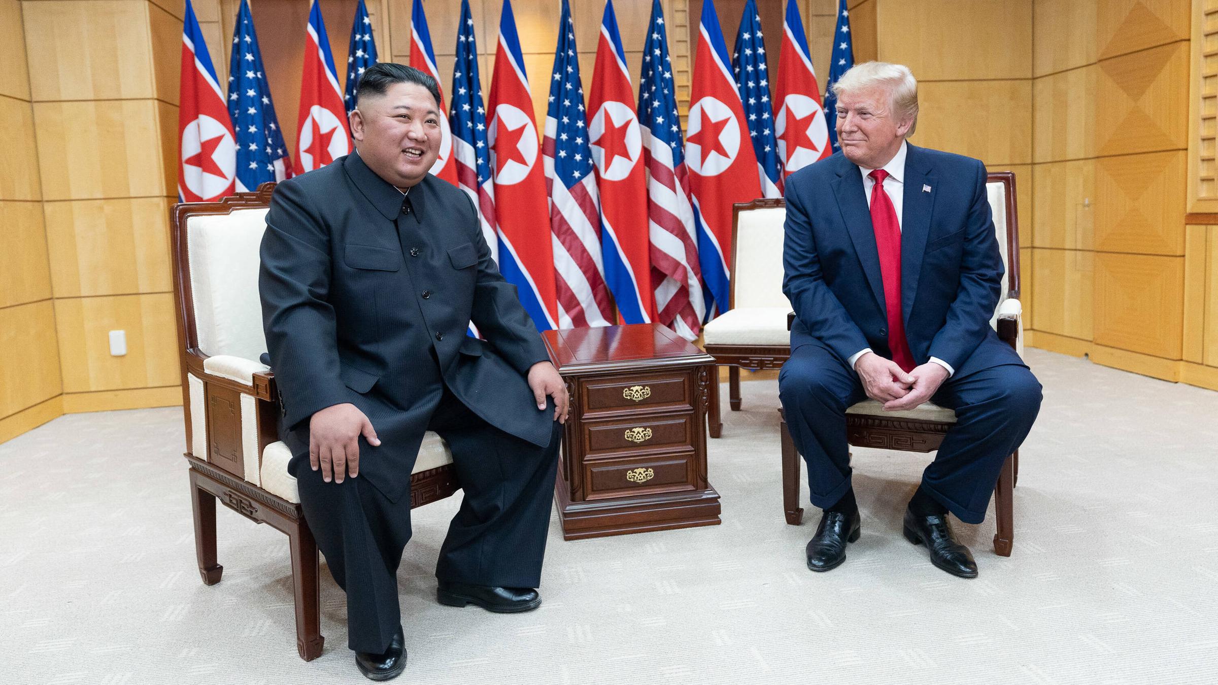 Kim Jong-un mit Donald J. Trump - 2019