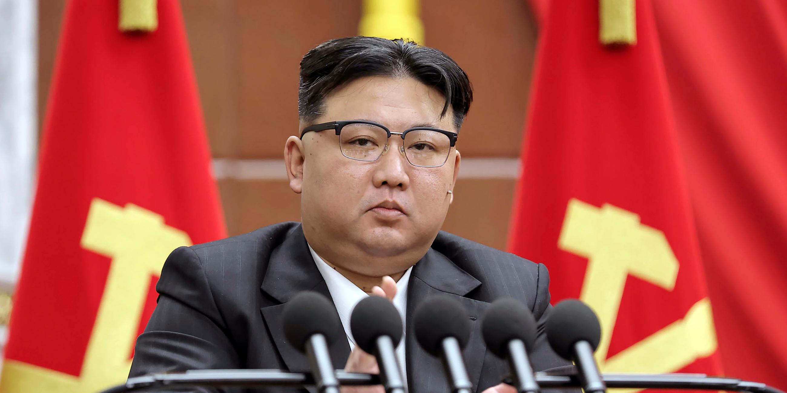 Archiv: Koreas machthaber Kim Jong Un am 26.12.2023