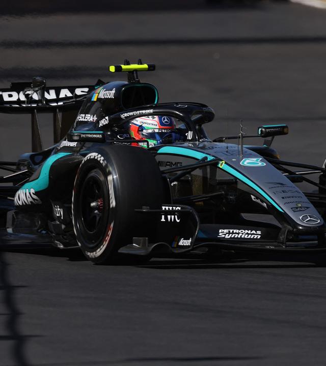 Der italienische Mercedes-Pilot Kimi Antonelli bestreitet am 13. September 2026 den Großen Preis von Spanien der Formel 1 auf der Rennstrecke von Madrid.