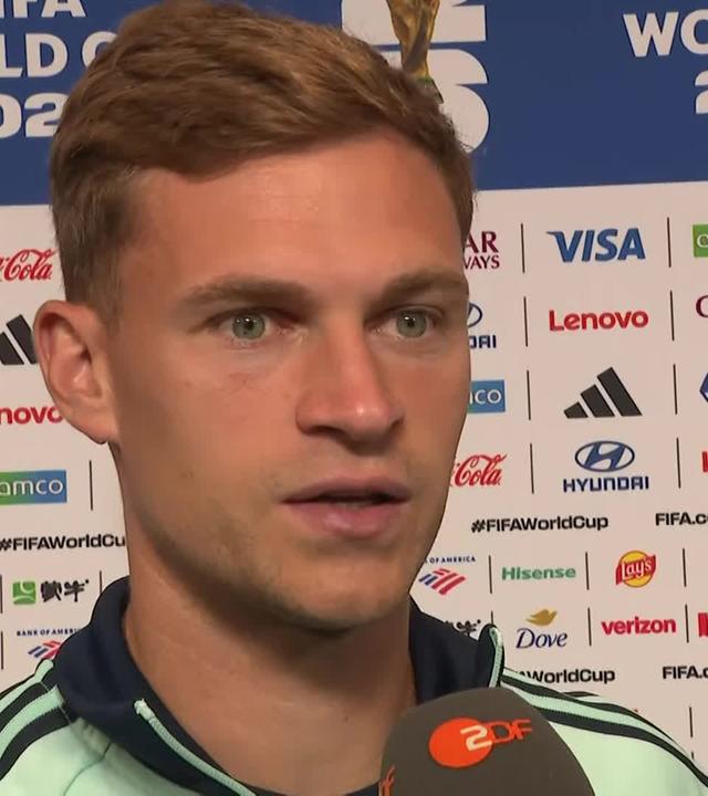 Joshua Kimmich im Interview mit dem ZDF nach dem Spiel gegen Ecuador.