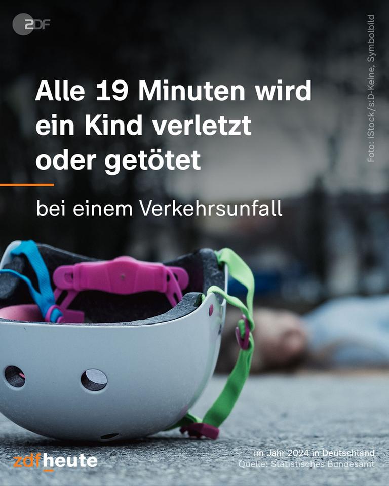 Alle 19 Minuten wird ein Kind verletzt oder getötet bei einem Verkehrsunfall