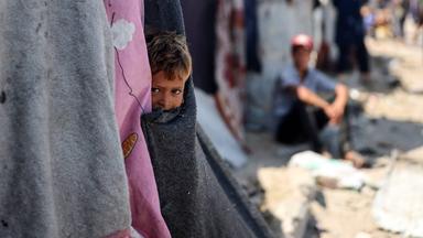 Kinder im Flüchtlingscamp im Gazastreifen