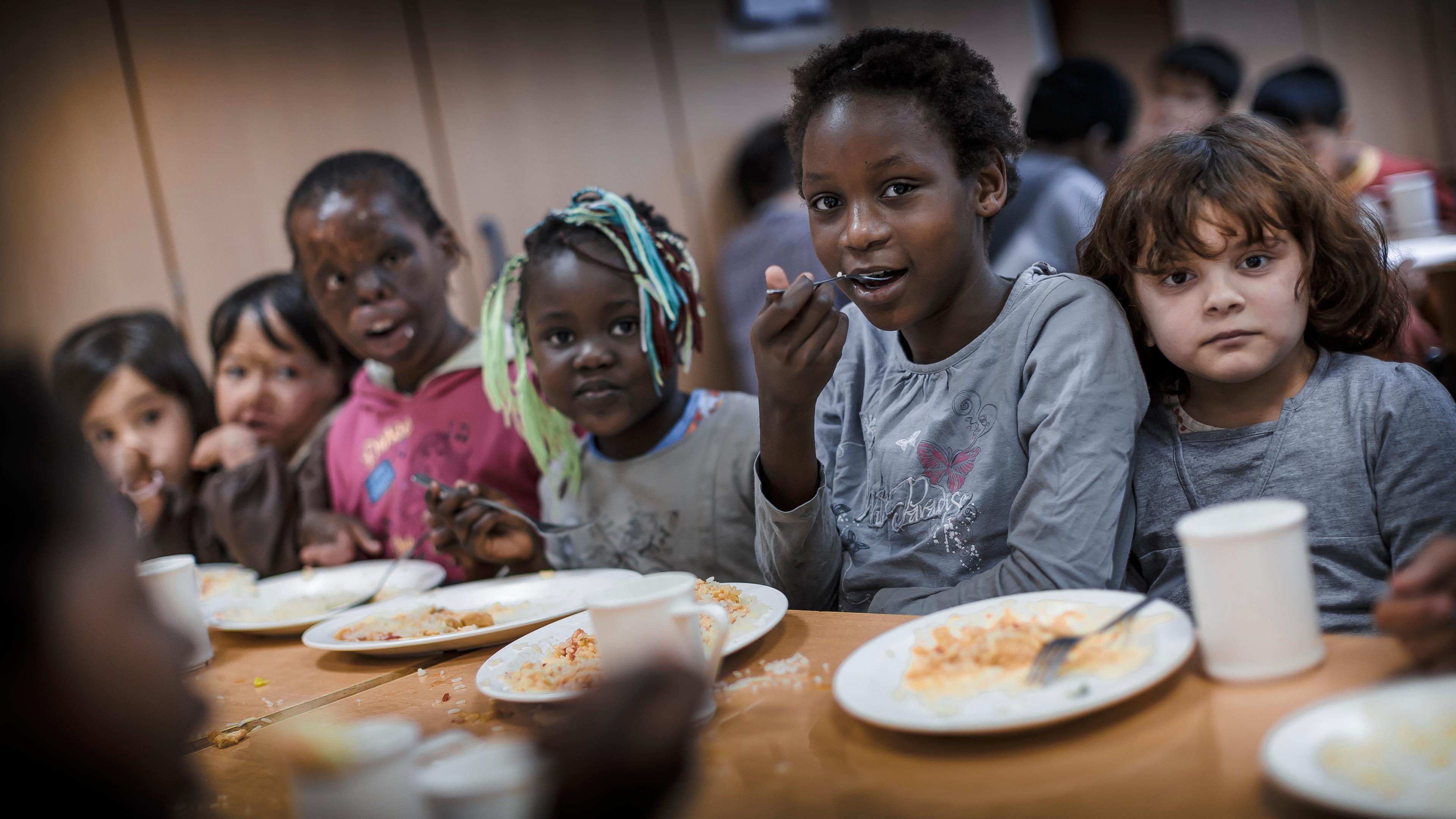Kinder aus Kriegsgebieten im Friedensdorf in Oberhausen