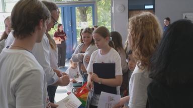 Kinder reden mit Mario Voigt 