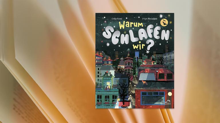 Auf dem Cover des Kinderbuches sieht man die Illustration einer Stadt bei Nacht.