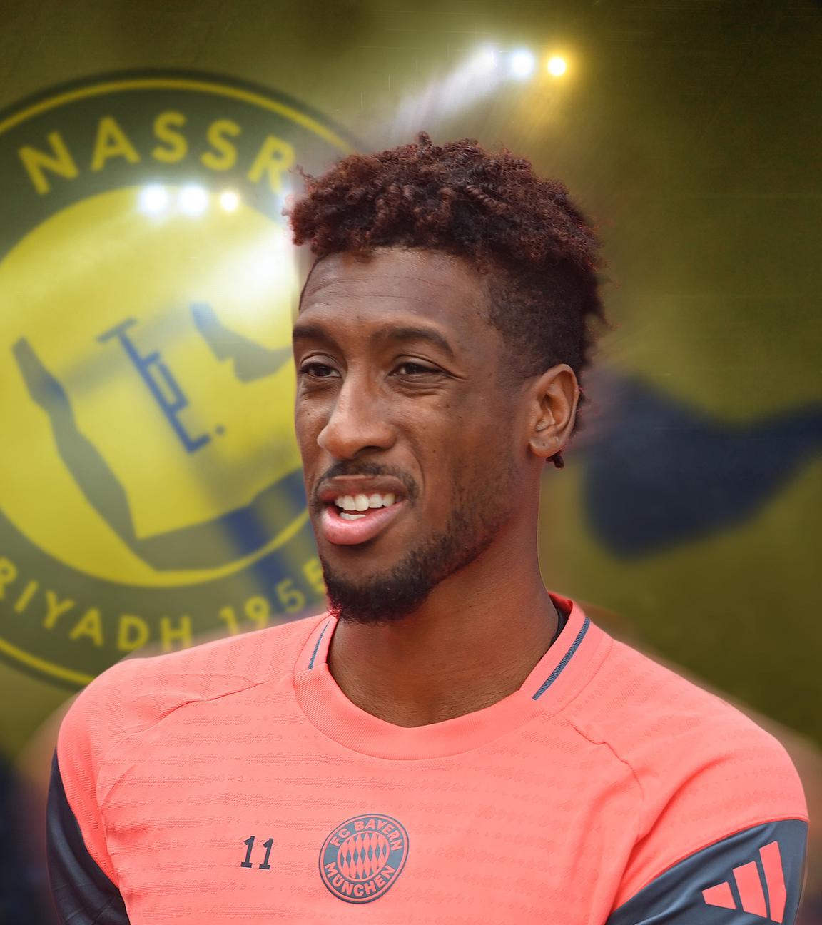 KINGSLEY COMAN steht kurz vor einem Wechsel zu Al-Nassr nach Saudi Arabien.