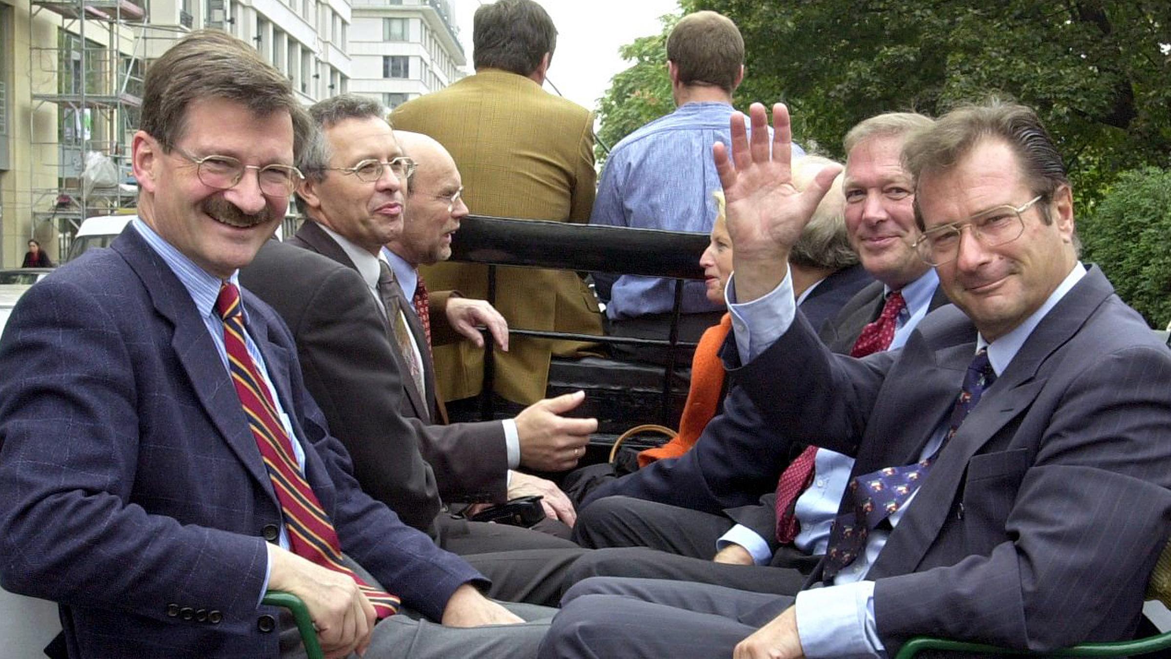 Klaus Kinkel: Parteispitze der FDP in Berlin am 26.09.2000