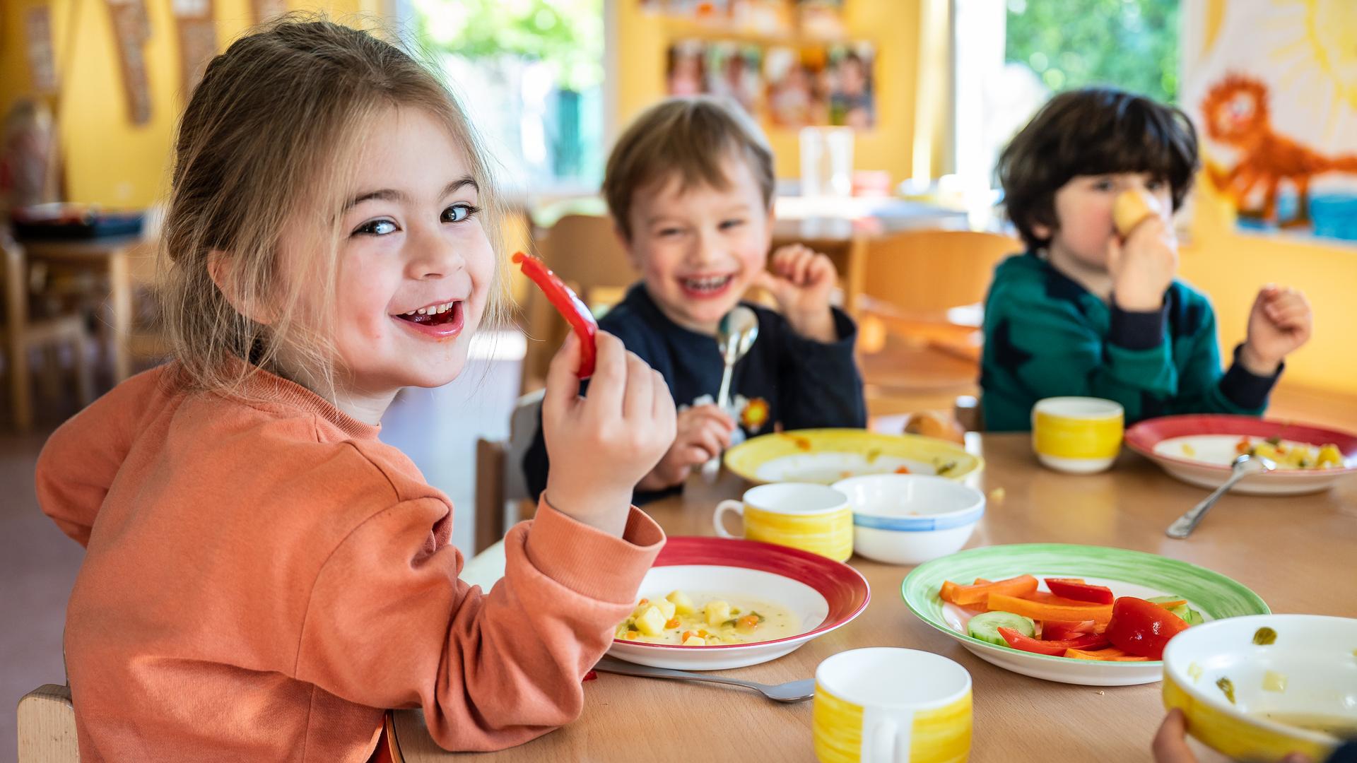 Mittagessen in der Kita 