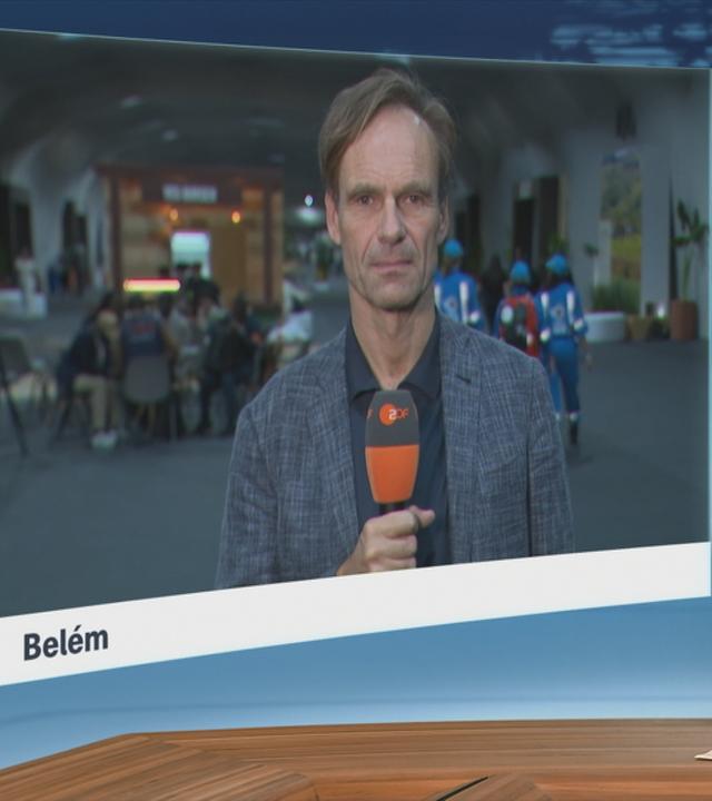 ZDF-Korrespondent Wulf Schmiese begleitet Kanzler Merz zur Klimakonferenz in Brasilien und berichtet aus Belém.