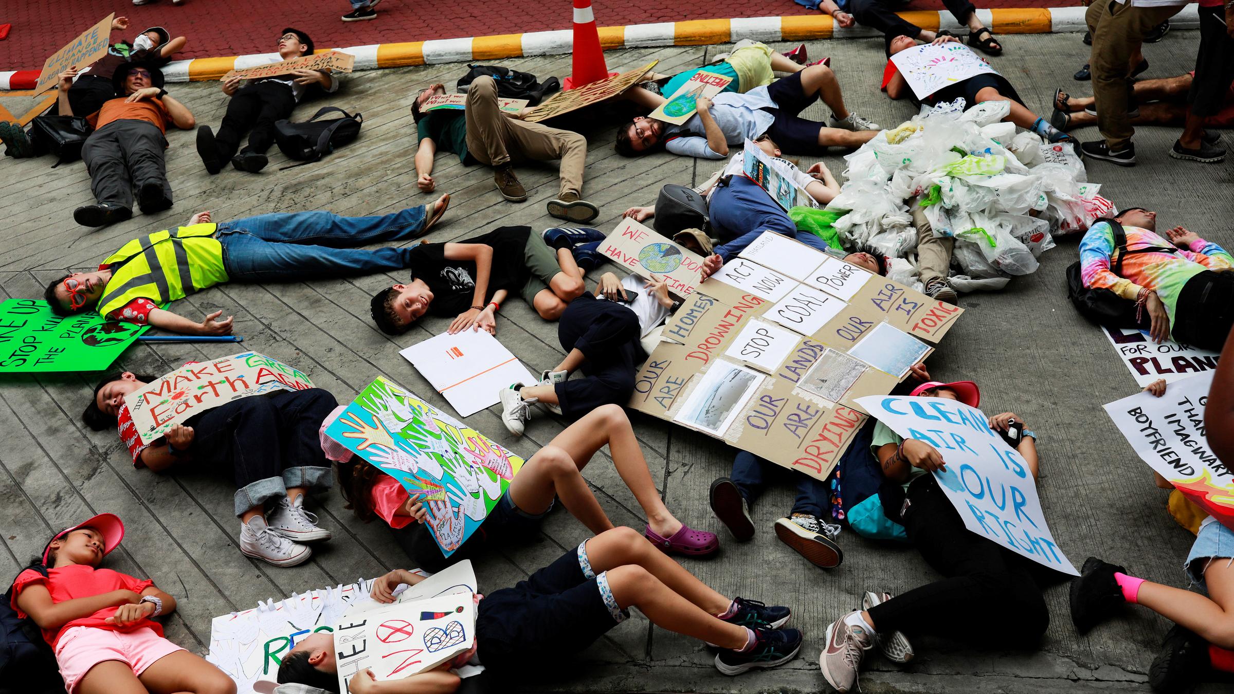 Klima-Proteste in Bankok