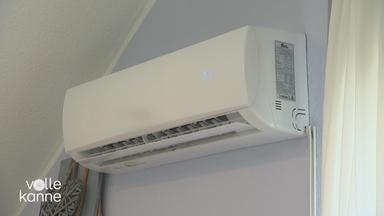Eine Klimaanlage im Betrieb