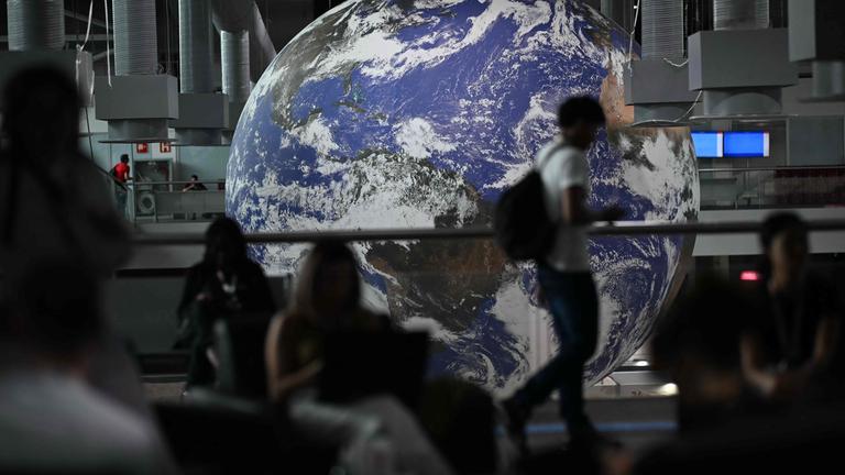 Eine Ausstellung auf der Klimakonferenz in Bélem