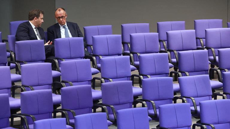 Lars Klingbeil und Friedrich Merz