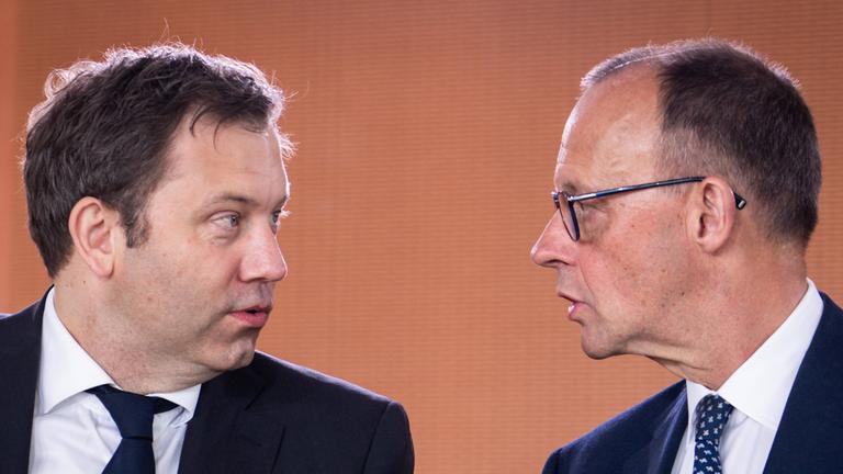 Lars Klingbeil und Friedrich Merz