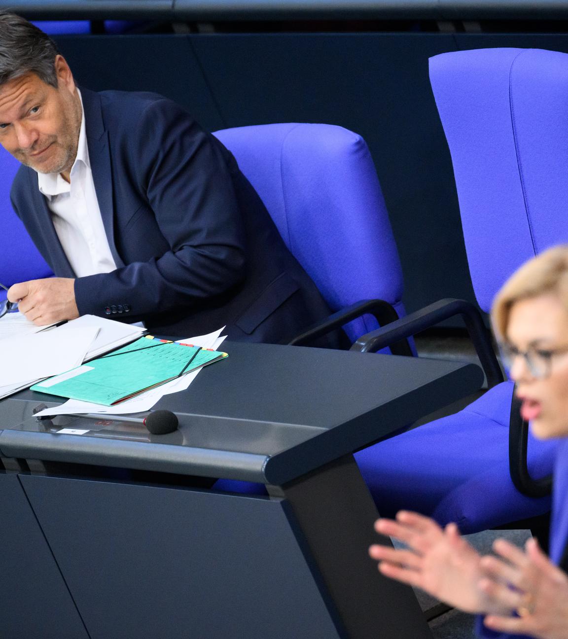 Julia Klöckner und Robert Habeck