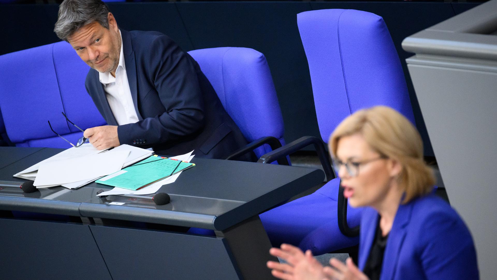 Julia Klöckner und Robert Habeck