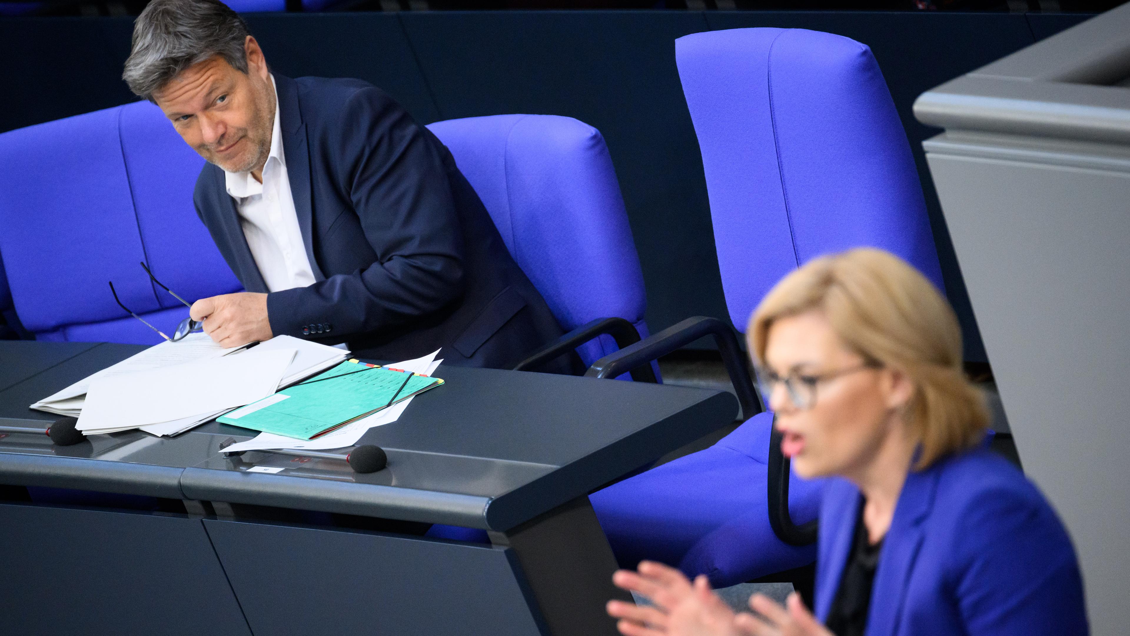 Julia Klöckner und Robert Habeck