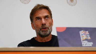 Fußball-Bundestrainer Jürgen Klopp vor dem Spiel gegen die Niederlande