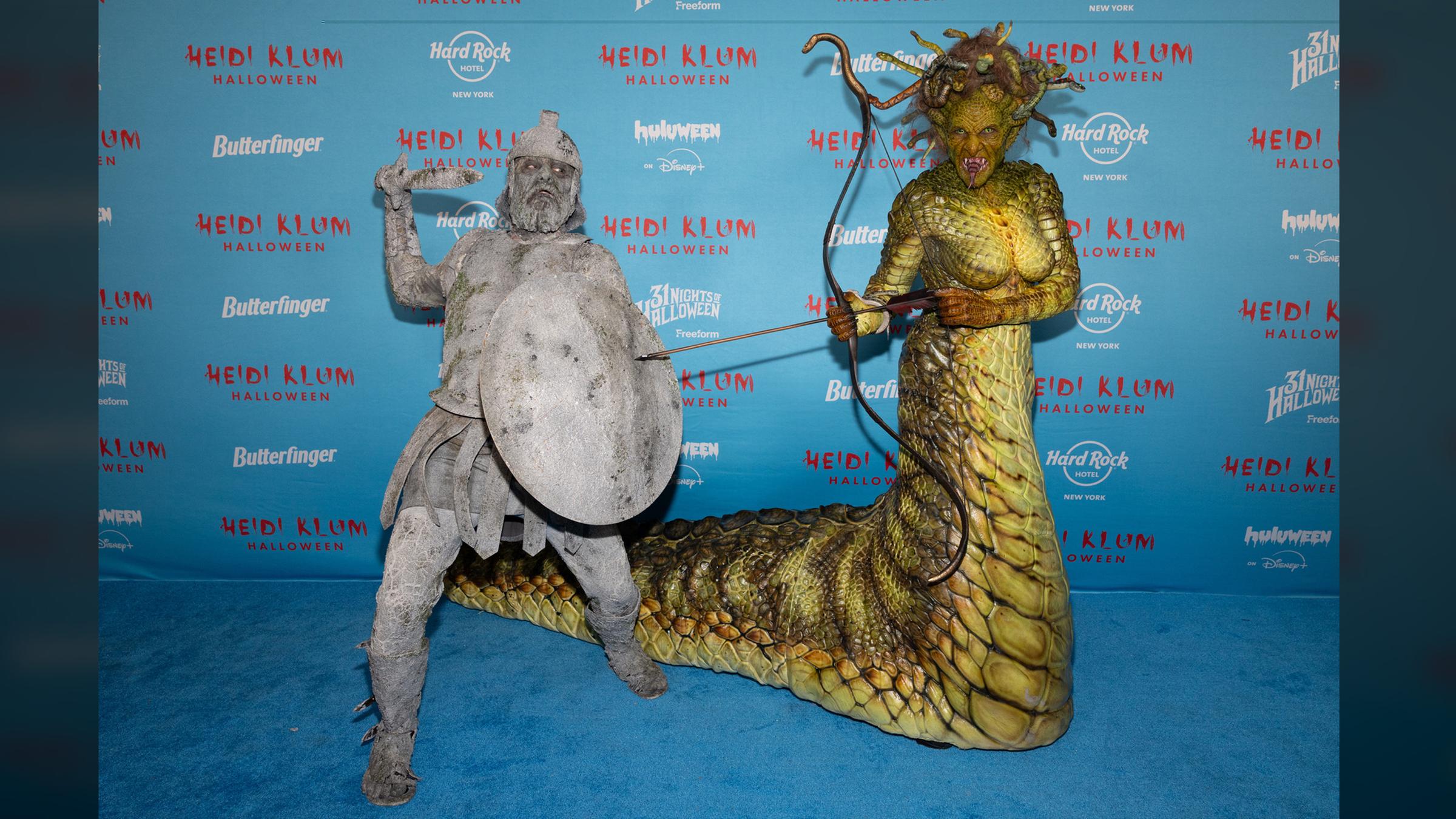  Tom Kaulitz (l) und Heidi Klum besuchen die 24. jährliche Halloween-Party von Heidi Klum im Hard Rock Hotel New York am 01.11.2025