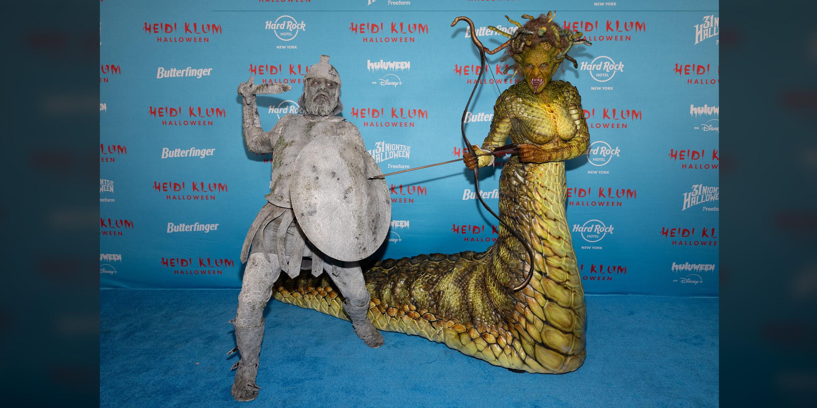  Tom Kaulitz (l) und Heidi Klum besuchen die 24. jährliche Halloween-Party von Heidi Klum im Hard Rock Hotel New York am 01.11.2025