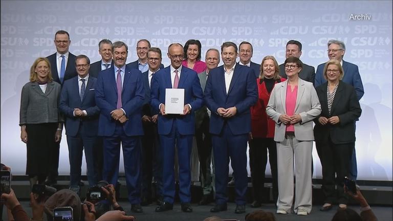 Ein Jahr schwarz - rote Koalition