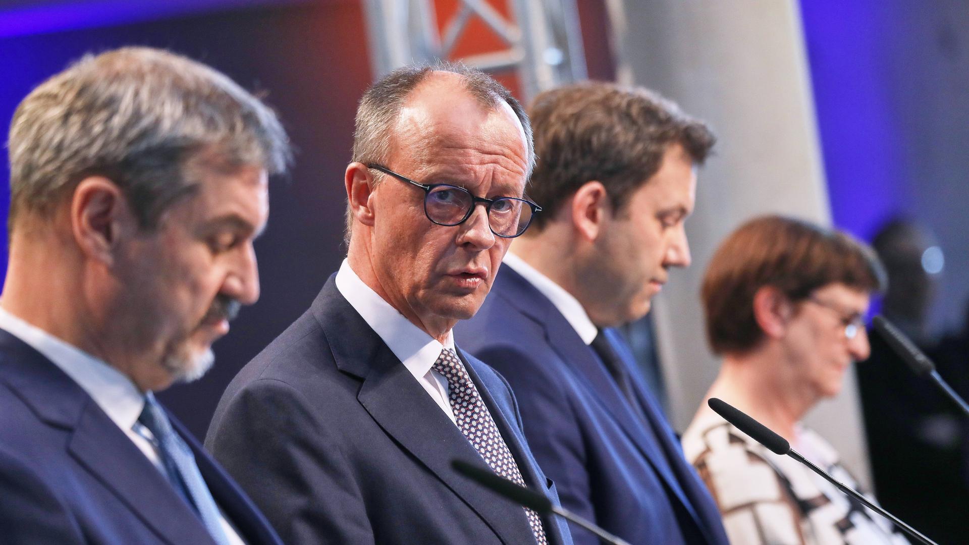 Bekanntgabe Einigung auf Koalition von CDU, CSU und SPD