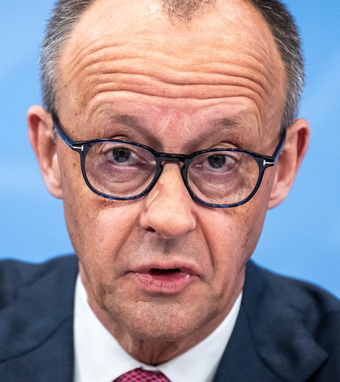 Berlin: Bundeskanzler Friedrich Merz bei der Pressekonferenz zum Koalitionsausschuss. 