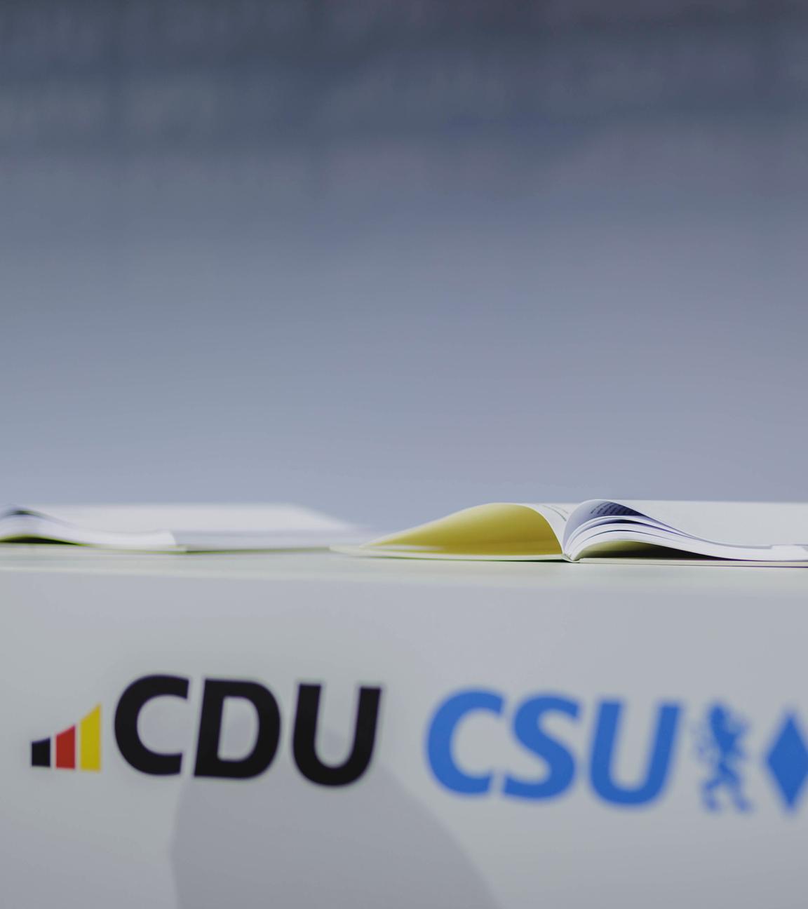 Koalitionsvertrag zwischen SPD, CDU und CSU in Berlin