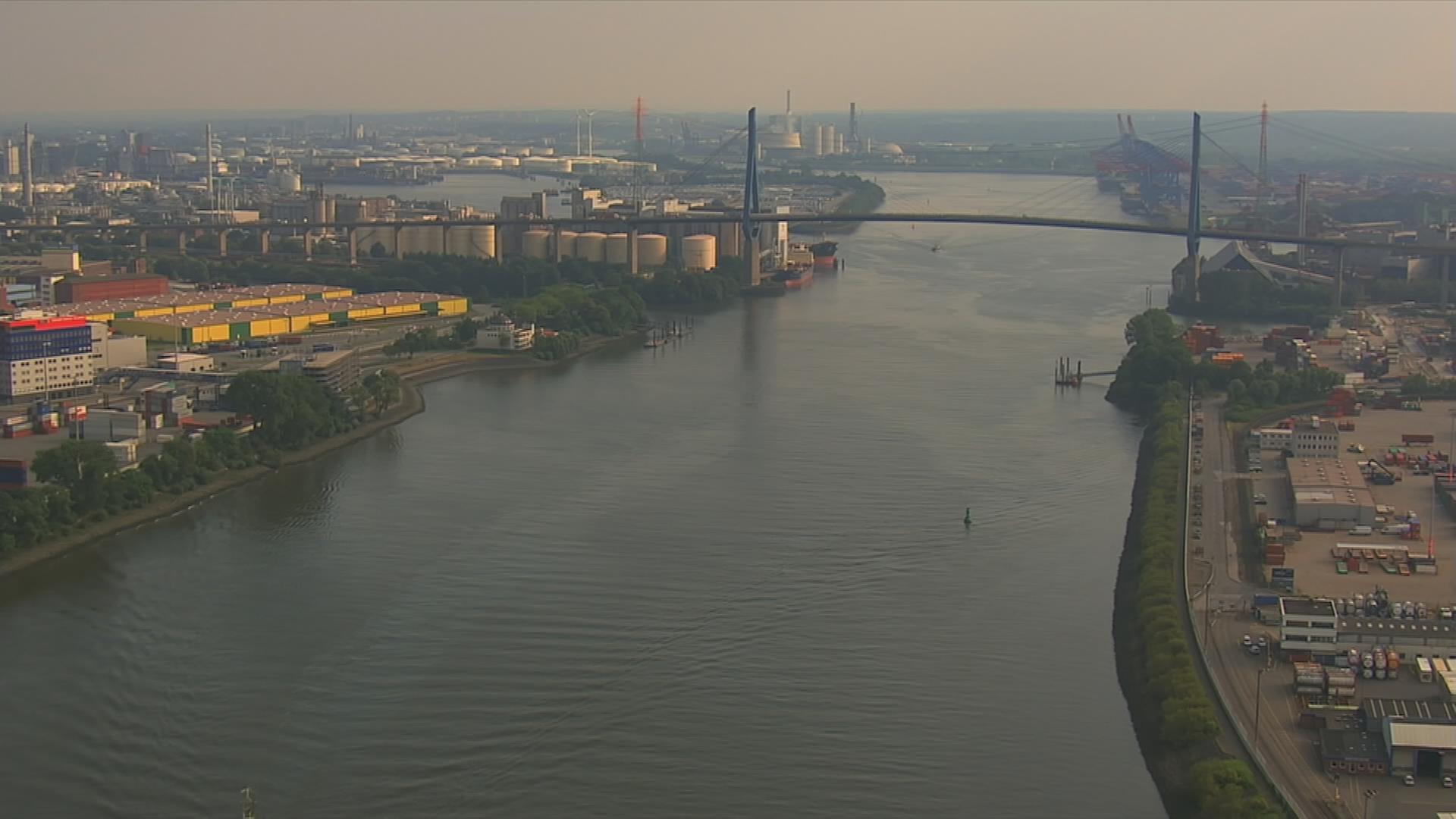 Köhlbrandbrücke in Hamburg