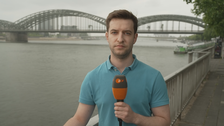 ZDF-Reporter Markus Aust berichtet aus Köln.