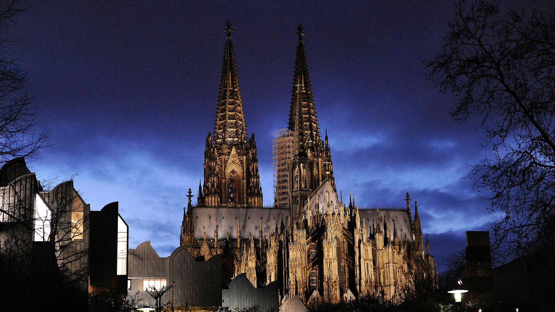 Kölner Dom bei Nacht