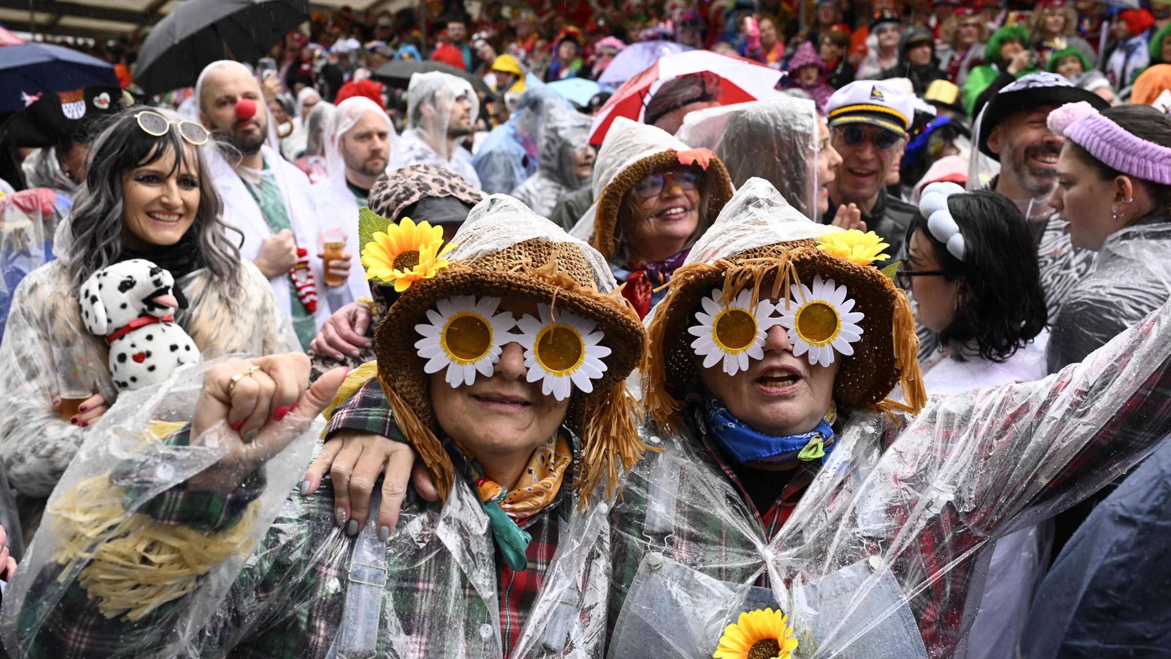 Flower Power beim Kölner Karneval