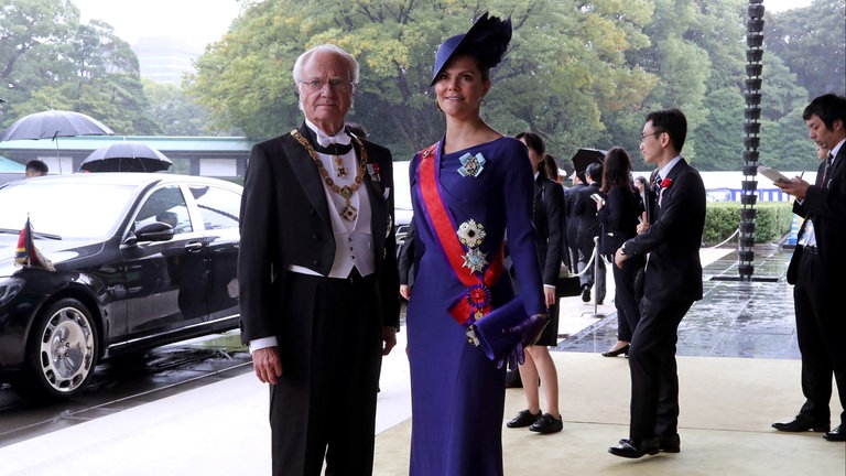 König Carl XVI. Gustaf und Prinzessin Victoria