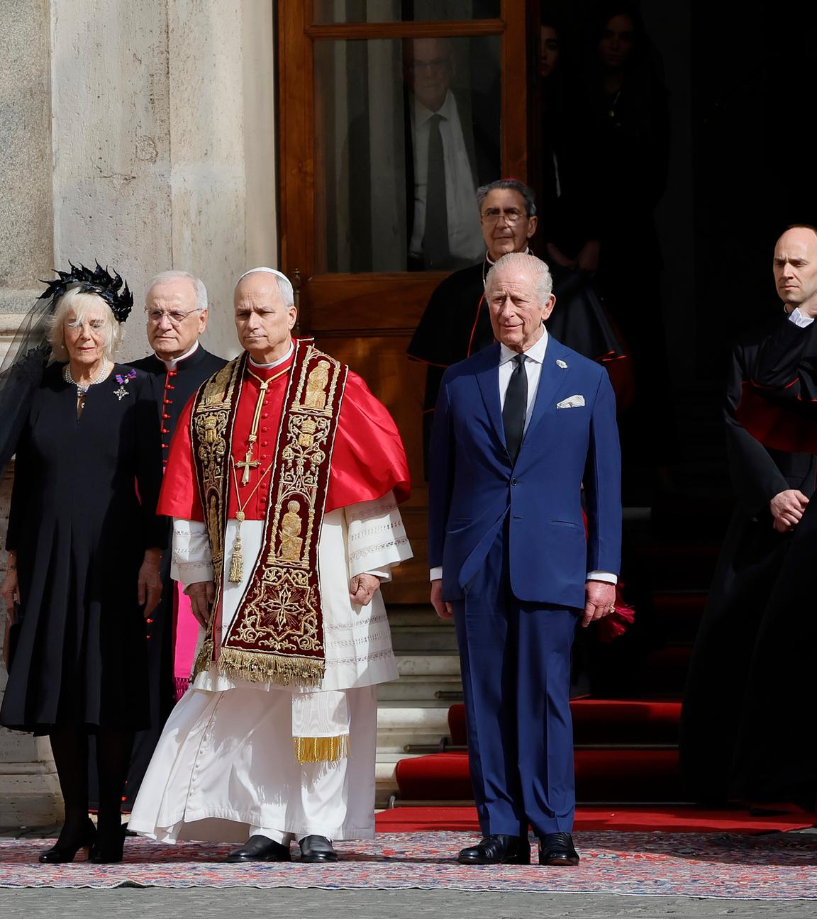 König Charles und Königin Camilla zu Besuch bei Papst Leo XVI. im Vatikan