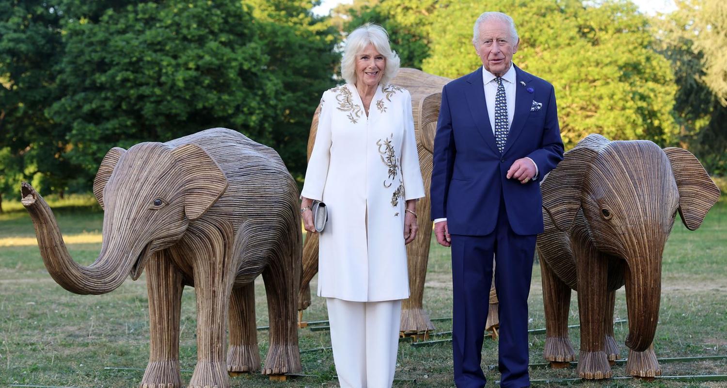 König Charles und seine Frau Camilla bei einem Wohltätigkeitsevent