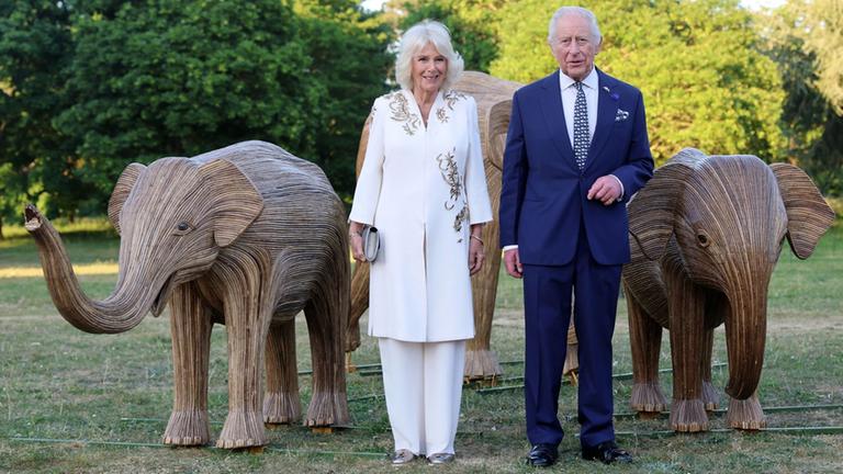 König Charles und seine Frau Camilla bei einem Wohltätigkeitsevent