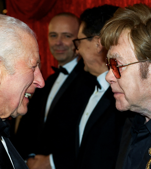 König Charles und Elton John 