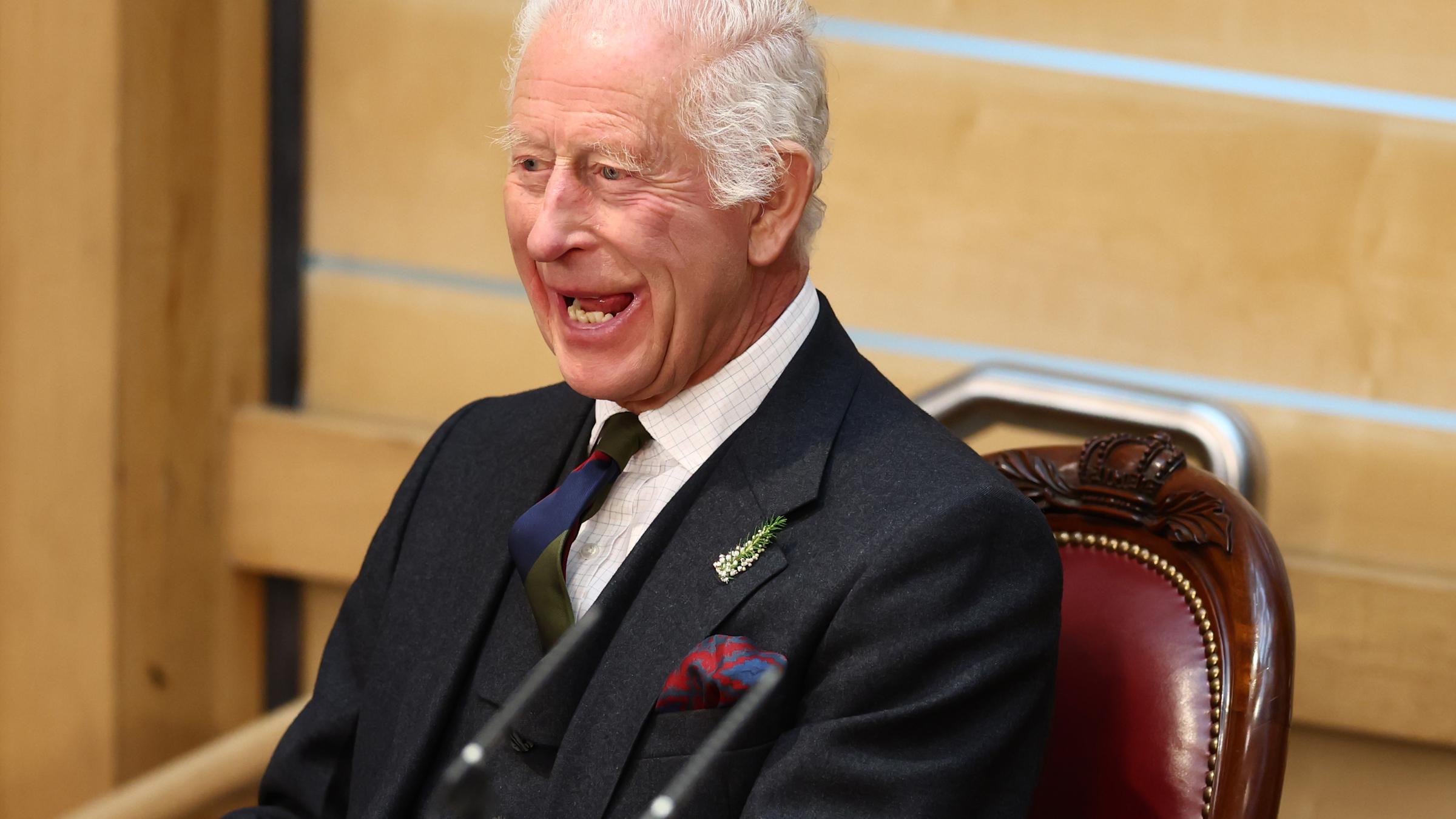 Großbritannien, Edinburgh: Der britische König Charles III.