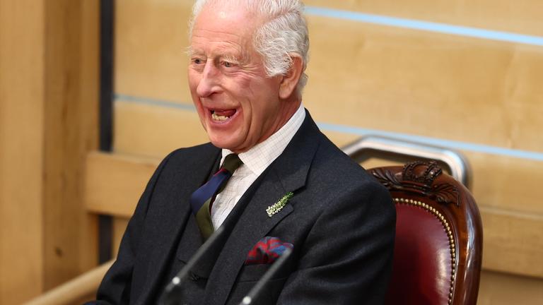 Großbritannien, Edinburgh: Der britische König Charles III.