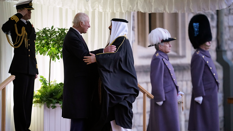 König Charles und König von Bahrain