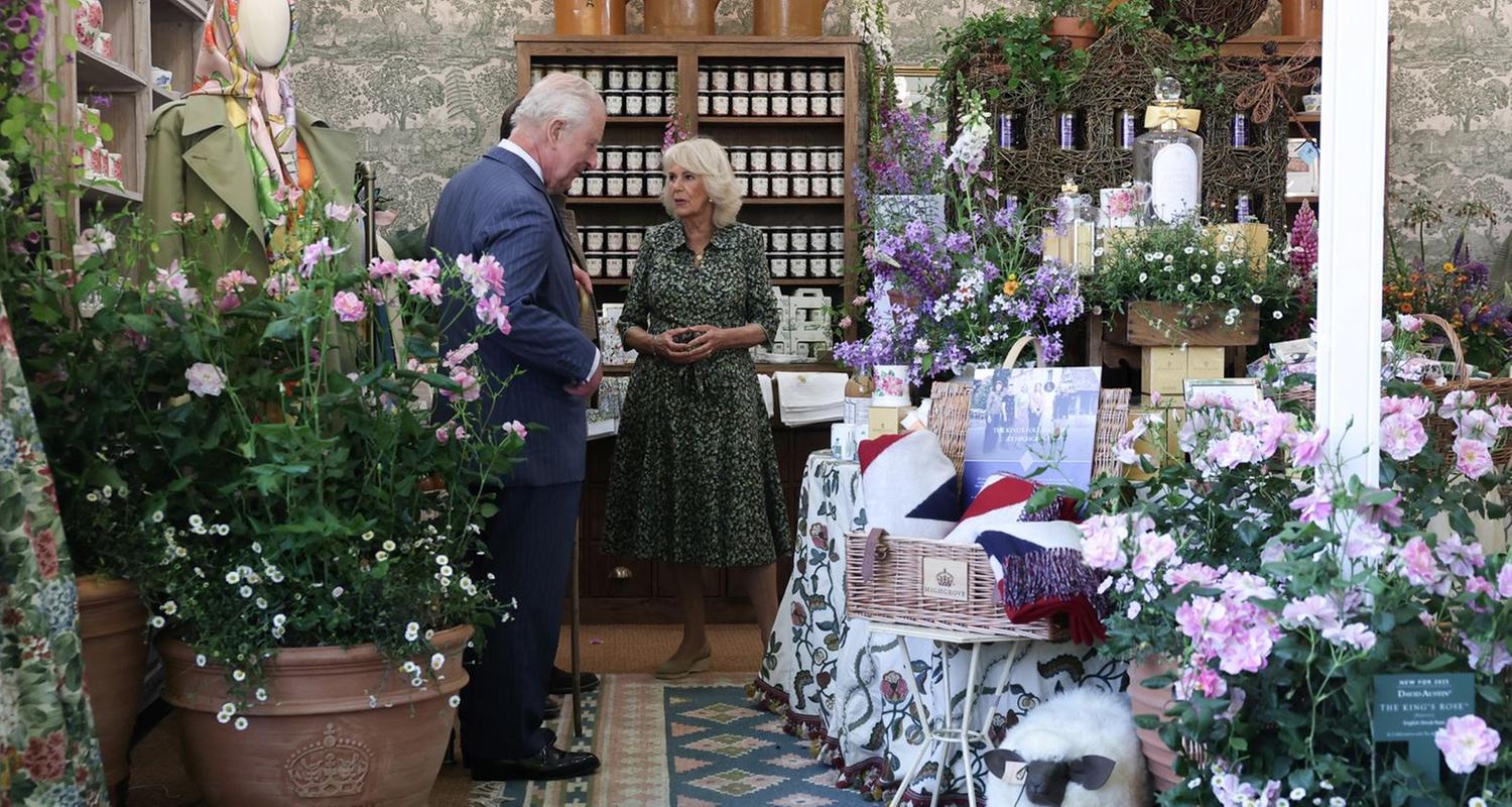 König Charles und Königin Camilla bei der Chelsea Flower Show